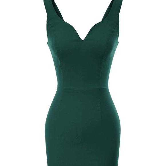 Grace Karin Dresses & Skirts - Deep V Neck Casual Cocktail Pencil Dress